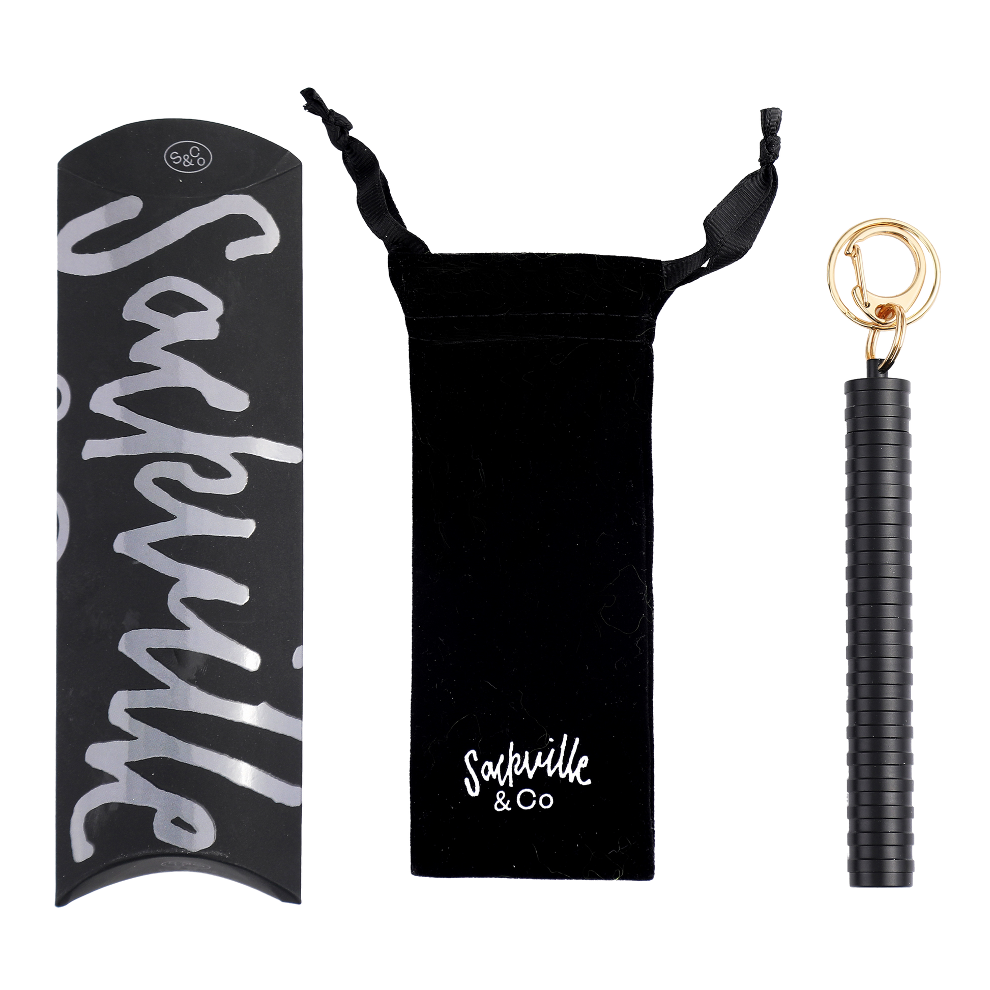 Carry Case Keychain Black - Sackville & Co.