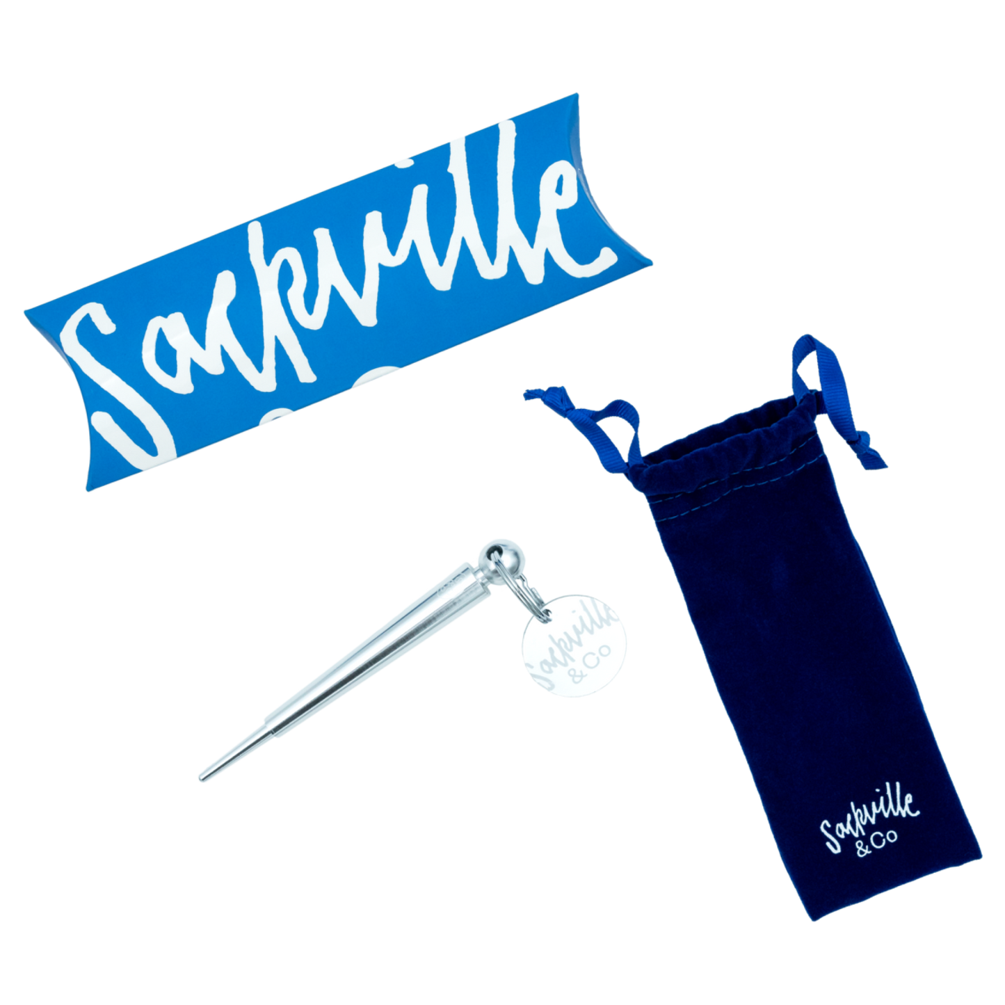 The Stash Wallet Red Patent & Silver Tools Set - Sackville & Co.